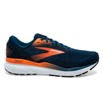 Brooks Ghost 16 Men Blue Opal/Black/Nasturtium-474 US8/UK7/41 - Fri frakt