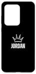 Galaxy S20 Ultra King Jordan Crown - Custom First Name Birthday #1 Winner Case