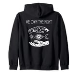 Dance Gavin Dance merch- we own the night - DESIGN ON BACK Zip Hoodie