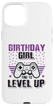 Coque pour iPhone 15 Plus Birthday Girl Time To Level Up Jeu vidéo Nerd