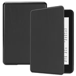 Amazon Kindle PaperWhite 4 (2020 /2019 /2018) Klassiskt läderflip Case - Black