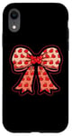 Coque pour iPhone XR Valentines Day Coquette Bow Cute Heart Ribbon Love Retro