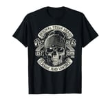 Isle Of Man Classic Skull West Head Yessir Manx Brand T-Shirt