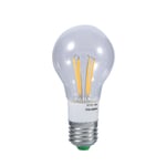 Ampoule &agrave; filament LED COB E27 12 V, lumi&egrave;re dimmable &agrave; 360 degr&eacute;s, nouveau (4 W blanc chaud)