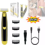 Full Body Washed Wet and Dry Shaver, Men's Electric Shaver Rotary Facial Shaver~