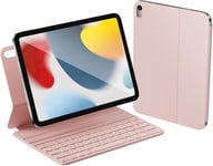 Étui Clavier Pour Ipad 10e Génération,Français Azerty,Clavier Intelligent Pour Ipad 10-A2696/A2757/A2777,Étui De Réveil/Veille Automatique Pour Clavier Bluetooth,Portable,Angle Réglable