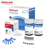 Sinocare Safe-AQ angel 50PCS Blood Sugar Test Strips+50PCS Lancets Latest Date