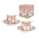 Easy Life COFFRET 2 TASSES A CAFE 7,5CL EN PORCELAINE