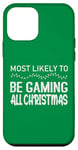 Coque pour iPhone 12 mini Très susceptible de jouer à des jeux vidéo tout au long de Noël