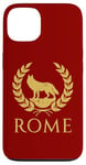 Coque pour iPhone 13 Rome Romulus et Remus Loup Symbole Histoire romaine antique