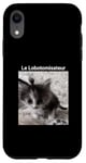 Coque pour iPhone XR evillarry larry chat meme brainrot lobotomisateur mastermind