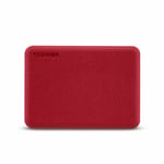 External Hard Drive Toshiba CANVIO ADVANCE Red 1 TB HDD