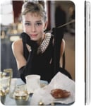 Audrey Hepburn Breakfast At Tiffany's Étui Pour Ipad 2020 En Tpu Résistant Aux Chocs, Réglage Automatique De L'angle De Veille/Réveil, Jolie Coque De Protection Transparente 10.2in