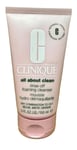 Clinique Rinse Off Foaming Cleanser for DRY Combination to Oily Skin Type - New