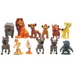 12 st/set Disney Lejonkungen Lejonvakt Actionfigur Playset Simba Timon Pumbaa PVC Dockor Leksaker Barn Julklappar