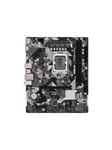 ASRock B760M-H/M.2 - motherboard - micro ATX - LGA1700 Socket - B760 Hovedkort - Intel B760 - Intel LGA1700 socket - DDR5 RAM - Micro-ATX