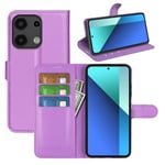 Xiaomi Redmi Note 13 4G      Pu Wallet Case    [Purple]