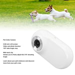 Dog Tracker Camera Adjustable Stand Long Battery Life 1080P Pet Collar Camera