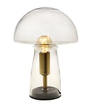 Northlight Iris bordlampe i glass, 23 cm