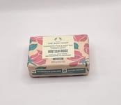 THE BODY SHOP CLEANSING FACE & BODY BAR SOAP-BRITISH ROSE VEGAN 6Y