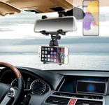 Car rear view mirror bracket for Samsung Galaxy A72 Smartphone Holder mount