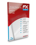 atFoliX 2x Film Protection d'écran pour Woehler DP 600 Protecteur d'écran clair