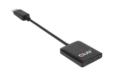 Club 3D SenseVision Multi Stream Transport (MST) Hub CSV-6200H - video/audiosplitter - 2 portar