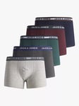 Jack & Jones Kids' Mixed Boxers, Pack of 5, Multi