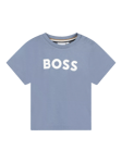 HUGO BOSS Baby Logo T-Shirt, Dusty Grey