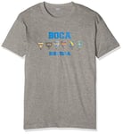 Boca Juniors Historia T-Shirt Football, Gris, FR : S (Taille Fabricant : S)