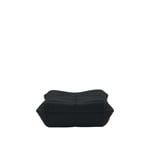 Ligne Roset - Togo Footstool, Leather Cat. W, Kyoto Noir 5291 - Michel Ducaroy - Svart - Läder/Skum