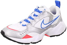 Nike Femme Air Heights Chaussures de Trail, Multicolore (White/Photo Blue/Metallic Silver 101), 36 EU