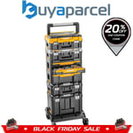 Dewalt Ultimate TStak Tower Trolley Carrier Set - 6 Tstak Boxes & Organisers