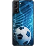 Samsung Galaxy S21+ 5G Transparent Mobilskal Fotboll