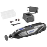 Dremel 8240-5 F0138240JA Outil multifonction sans fil + batterie, + chargeur, + accessoires 12 V 2.0 Ah