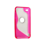 Protector Case Transparent Pink for Apple iPod Touch 4