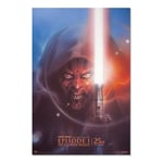 Grupo Erik Star Wars: The Phantom Menace 25th Anniversary Poster - 36 x 24 inches / 91.5 x 61 cm - Shipped Rolled Up - Cool Posters - Art Poster - Posters & Prints - Wall Posters