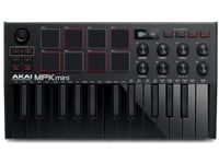 Akai MPK Mini MK3, 25 provsmakare, Knapper, Dreje, Sort, Sort, USB, 318 mm