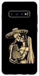 Coque pour Galaxy S10+ Day Dead Squelette Mariage Couple Mari Femme Dia de
