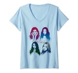 Pretty Little Liars Splatter Face V-Neck T-Shirt