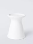 John Lewis ANYDAY Stoneware Pillar Candle Holder, White