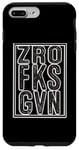 iPhone 7 Plus/8 Plus Zero F ks Given Bold Graphic Zro Fks Gvn Case