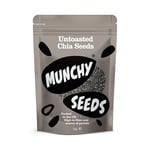 Munchy Seeds Raw Chia Seeds 1kg, Gluten Free High Protein Snacks, Delicious, Nutritious & Versatile Chia Seeds, Perfect With Salads, Oats & More, Great Source Of Vegan Protein, High Fibre Snacks