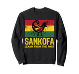 Learn From The Past African Symbol Sankofa Adinkra Sweatshirt