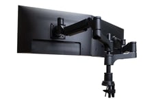 R-Go Double monitor arm Caparo monteringssæt - for 2 LCD displays - sølvmatteret