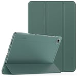 CACOE Coque Compatible avec Samsung Galaxy Tab A9 Plus / A9+ 11 Pouces 2023, Coque ArrièRe Ultra Fine Translucide Mate avec Fonction Support pour SM-X210/ X215/ X216 2023 - Vert Nuit Foncé