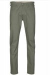 Lee Arvin Mens Jeans W30 L34 Denim Regular Tapered Olive Green Trousers Pants