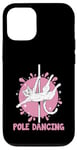 Coque pour iPhone 12/12 Pro Chat Pole Dancing Poledance Dancer Pole Dance