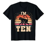 Youth Monkey 10 Year Old Birthday Boy Girl 10th Monkey Birthday T-Shirt