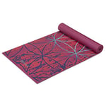 Gaiam Yoga Mat Premium Print Extra Thick Non Slip Exercise & Fitness Mat for All Types of Yoga, Pilates & Floor Workouts, Radiance, 6mm